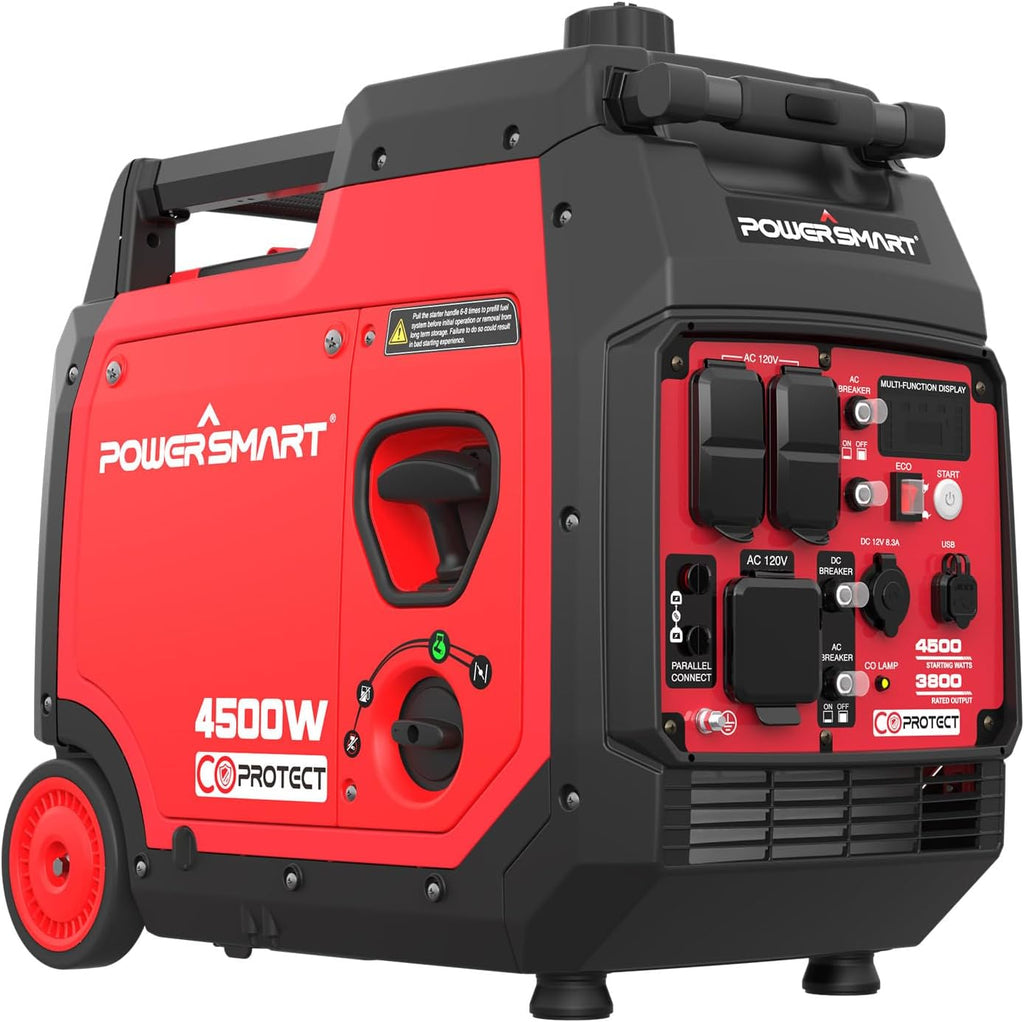 4500-Watt Portable Inverter Generator with CO Sensor, Electric Start B6920