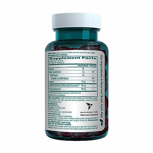 Caffeine-Free Brain Supplement Gummies for Memory & Focus P404