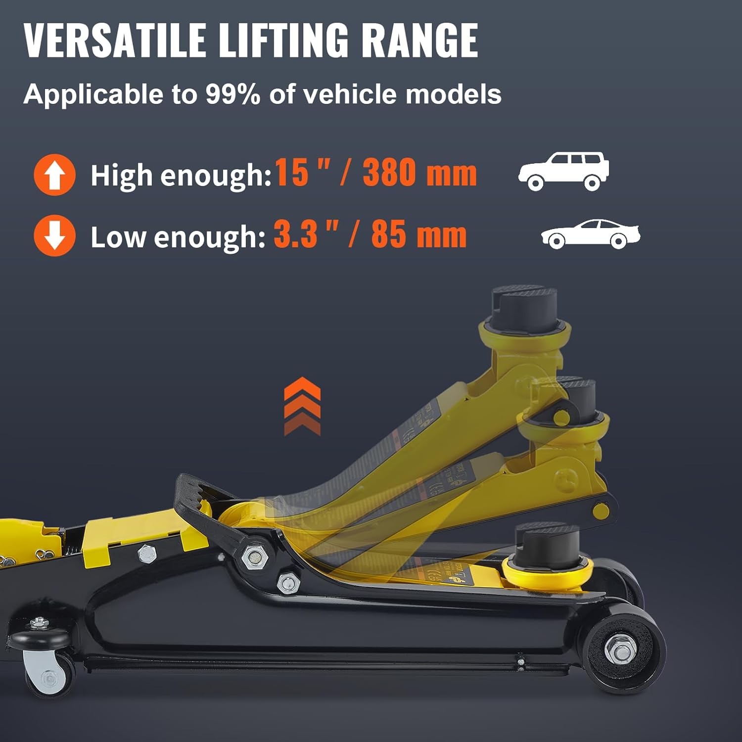 Low Profile Floor Jack 2.5 Ton Hydraulic H220