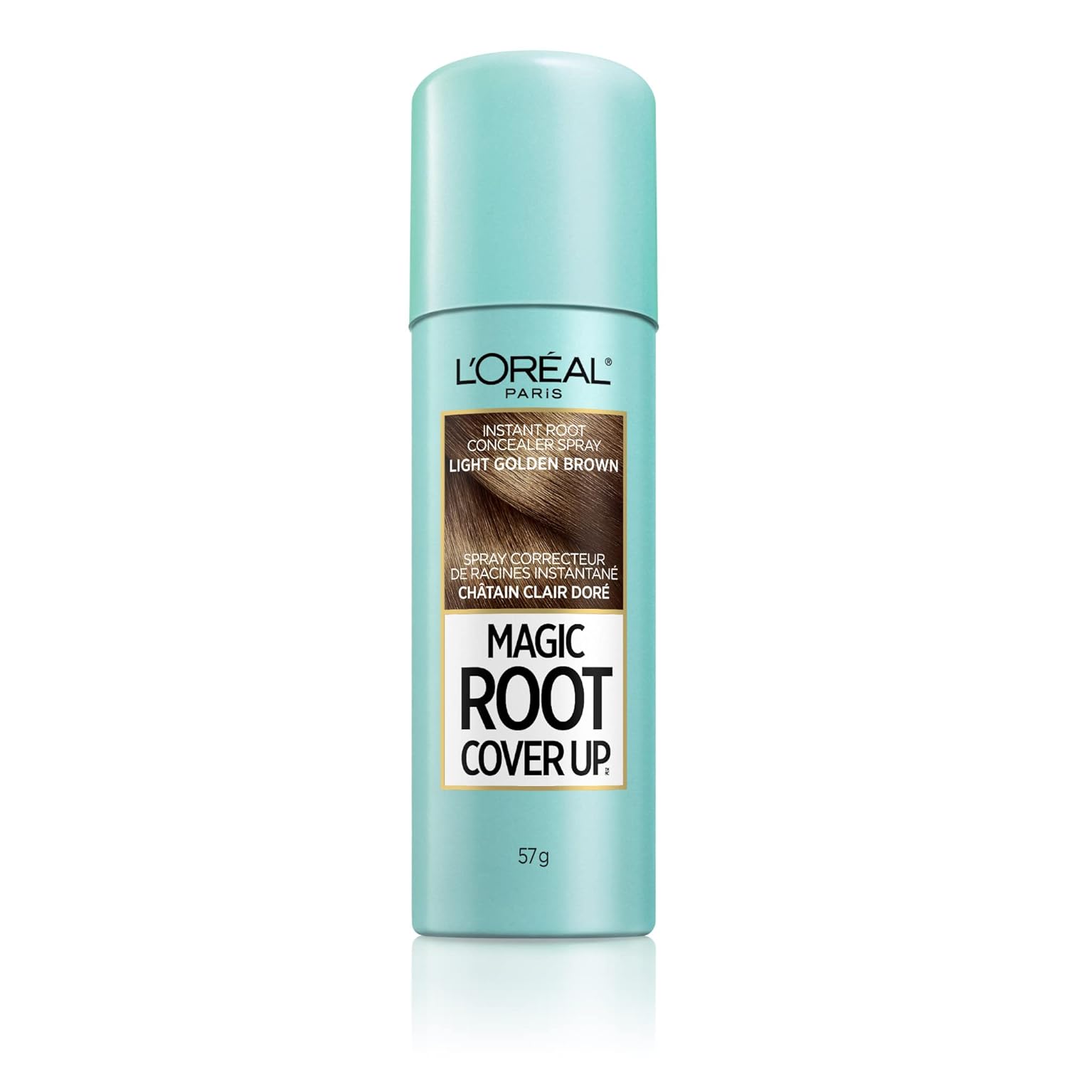 Root Cover Up Gray Concealer Spray, Light Brown and Light Golden Brown, 2 oz Bundle D663