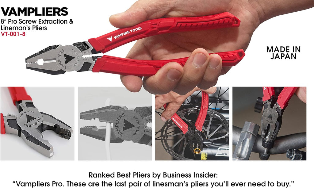 Screw Extractor Pliers Tool Set, 4-Piece with Tool Pouch W25135
