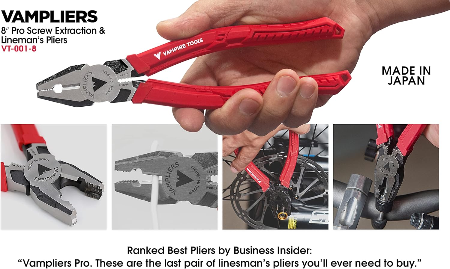 Screw Extractor Pliers Tool Set, 4-Piece with Tool Pouch W25135