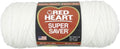 Red Heart Yarn Super Saver 0316 Soft White 7 oz
