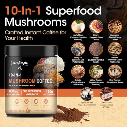 Mushroom Coffee with Lion's Mane, Reishi & Turkey Tail X609