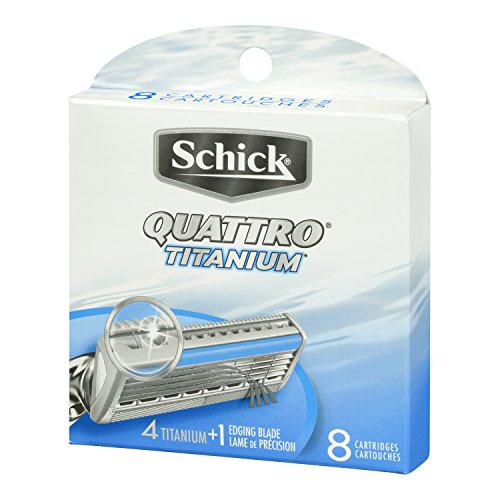 Titanium Razor Blade Refills for Men - 8 Count I259879