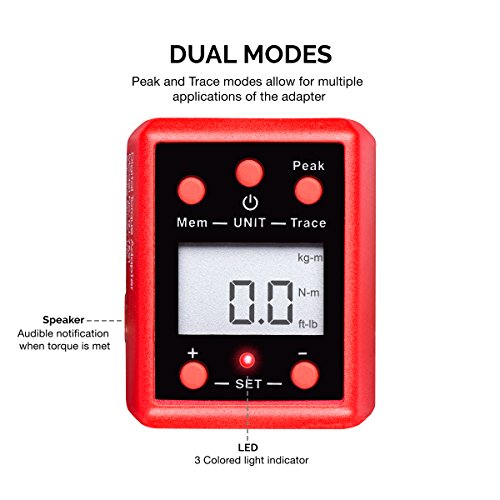 3/4-Inch Digital Torque Adapter, 150-750 ft-lb G4468