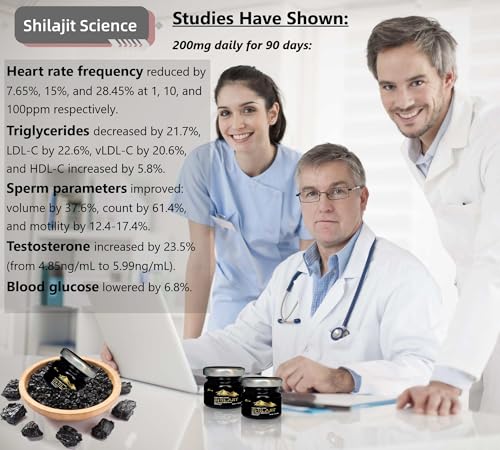 Shilajit Resin Supplement with Fulvic Acid and Trace Minerals, 50g R995068