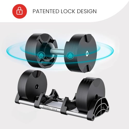 Adjustable Dumbbells Pair 5-80 lbs for Home Gym V723